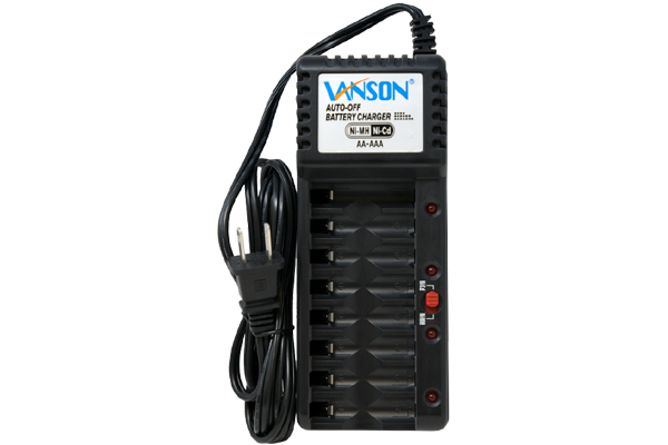Vanson V-868 8 Bay AA & AAA NiCd / NiMH Battery Charger