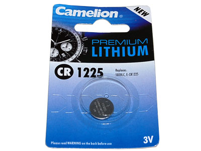 CR1225 3 Volt Lithium Coin Cell Battery