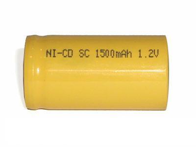 100 x Sub C NiCd Batteries (1500 mAh)