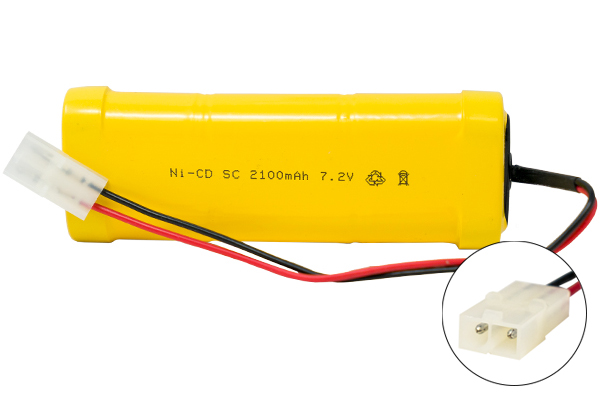 7.2 Volt NiCd Battery Pack (2100 mAh) with Tamiya Connector