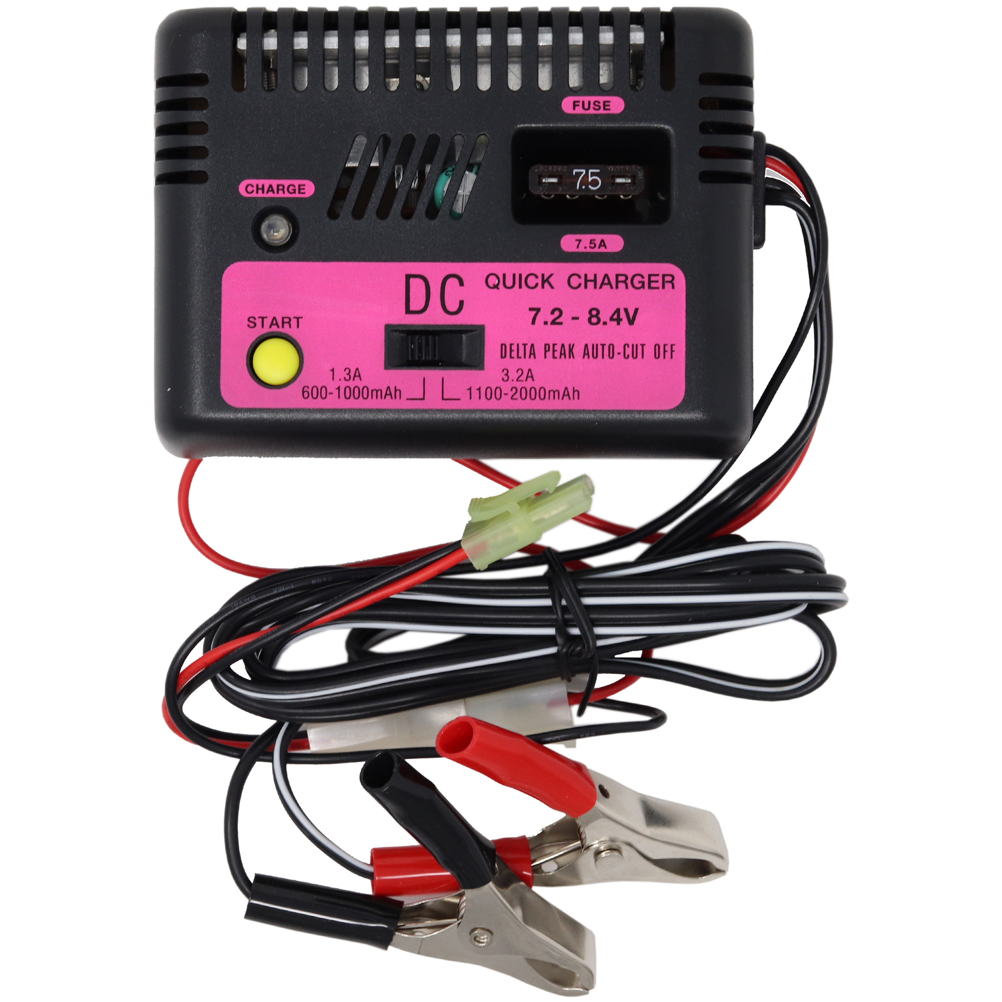 12 Volt DC Peak Charger for 7.2 - 8.4 Volt Battery Packs