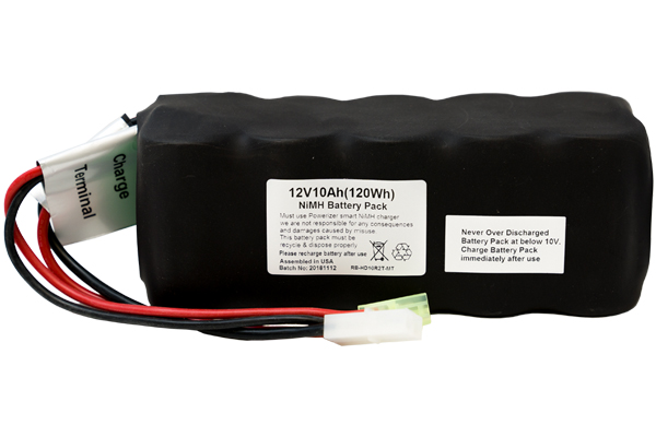 12 Volt NiMH Battery Pack (10000 mAh) with Tamiya Connector