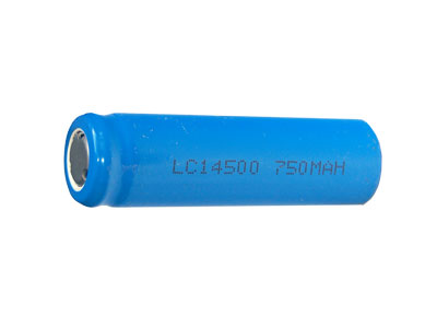 AA 3.7 Volt Lithium Ion 14500 Battery (750 mAh)