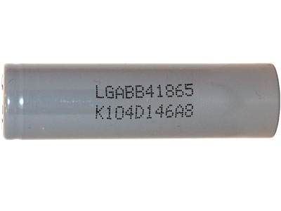 LG 18650 B4  3.7 Volt Lithium Ion Battery (2600 mAh)