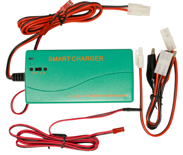 9.6 - 18 Volt NiCd & NiMH Battery Pack Smart Charger