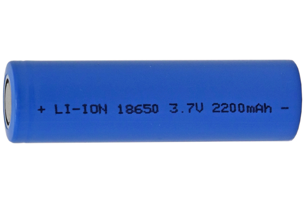 18650 3.7 Volt Lithium Ion Battery (2200 mAh)