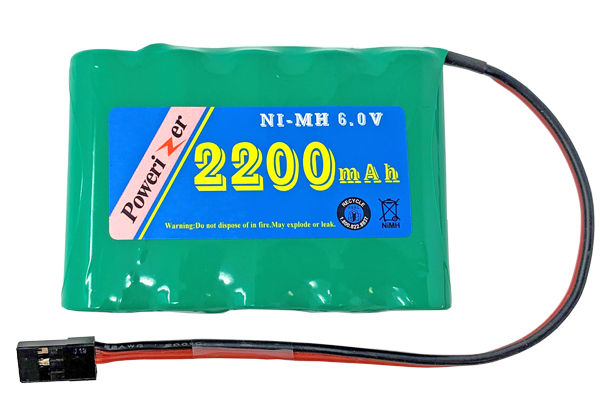 6 Volt NiMH Battery Pack (2200 mAh) with HiTech Plug