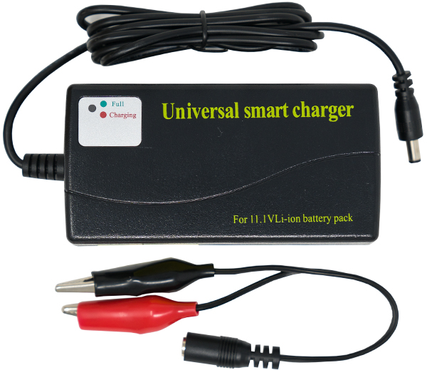 11.1 Volt Lithium Ion / Lithium Polymer Battery Pack Smart Charger
