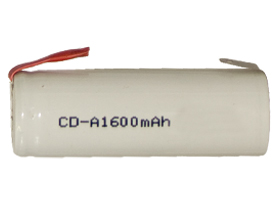 A NiCd Battery with Tabs (1600 mAh)