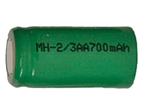 50 x 2/3 AA NiMH Flat Top Batteries (700 mAh)