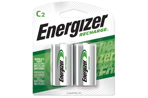 C Energizer Rechargeable NiMH Batteries (2500 mAh) (2 Card)