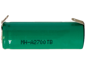 A NiMH Battery with Tabs (2700 mAh)