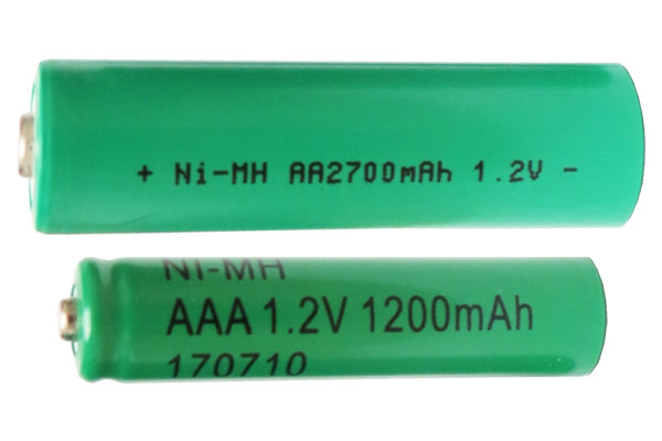 8 x AAA (1200 mAh) + 8 x AA (2700 mAh) NiMH Rechargeable Batteries
