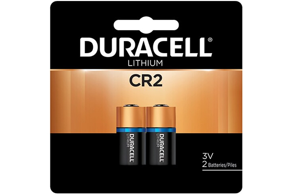 Duracell CR2 3 Volt Lithium Batteries (2 Card) (DLCR2, ELCR2)
