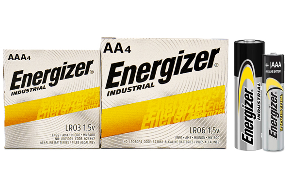 4 AA + 4 AAA Energizer Industrial Alkaline Battery Combo