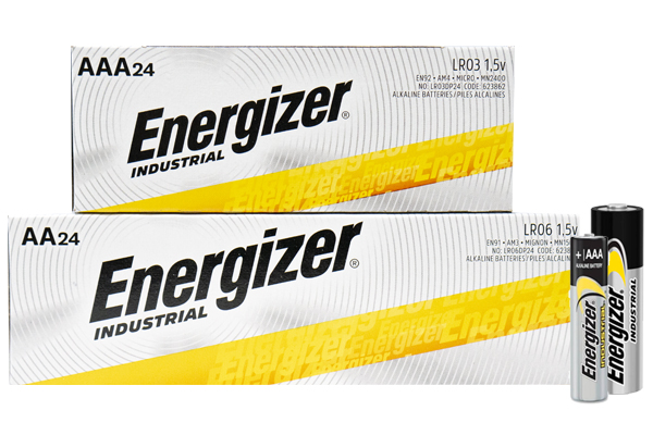 24 AA + 24 AAA Energizer Industrial Alkaline Battery Combo