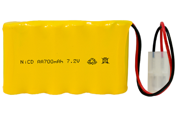7.2 Volt NiCd Battery Pack (700 mAh) with Tamiya Connector