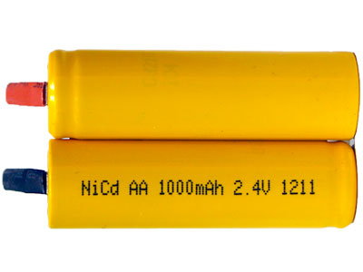 2.4 Volt NiCd Battery Pack (1000 mAh)