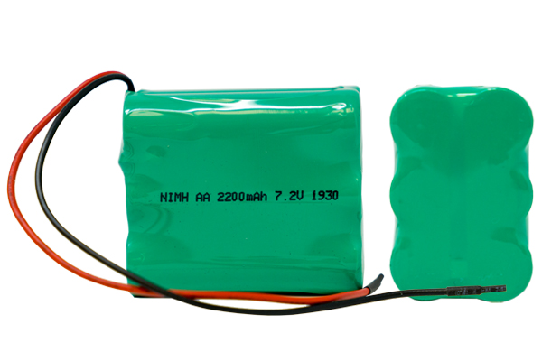7.2 Volt 2200 mAh (3 x 2) NiMH Rechargeable Battery Pack w/ Leads