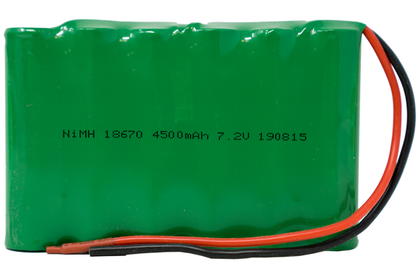 7.2 Volt NiMH Battery Pack (4500 mAh) with Leads