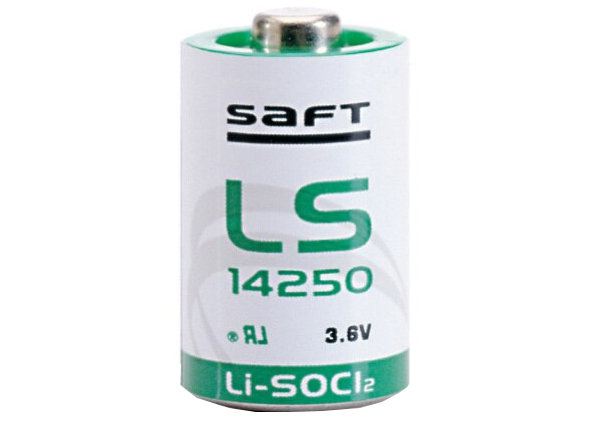 Saft LS14250 (ER14250) 3.6V 1/2 AA 1200mAh Lithium Battery