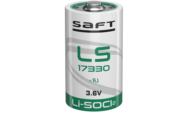 SAFT LS17330 (ER17730) 3.6 Volt 2/3 A Lithium Battery (2100 mAh)