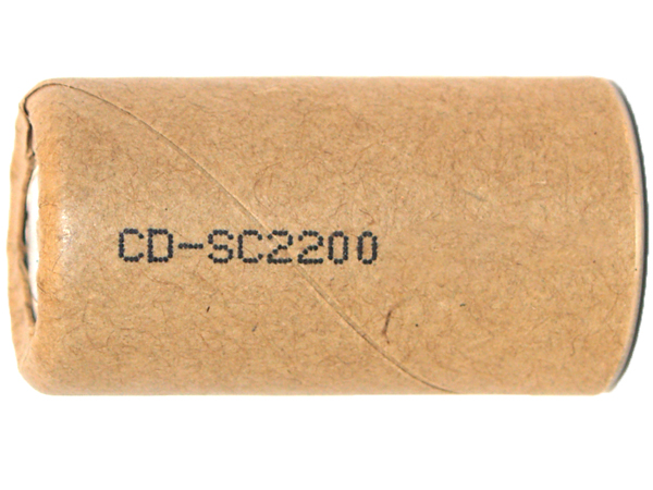 100 x Sub C 2200 mAh NiCd Batteries (Paper Wrapped)