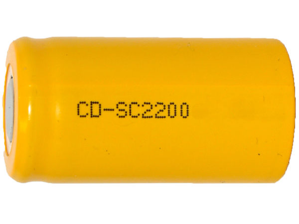 100 x Sub C NiCd Batteries (2200 mAh)