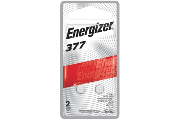 377 /  SR626SW Energizer Silver Oxide Button Batteries (2 Card)