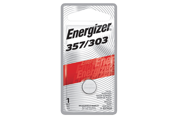 303 / 357 Energizer Silver Oxide Button Battery (LR44)