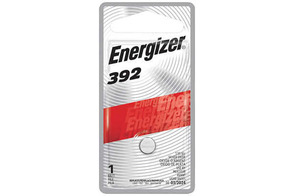 392 / SR41SW Energizer Silver Oxide Button Battery (On a Card)