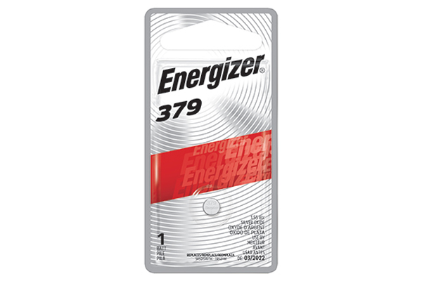 379 / SR521SW Energizer Silver Oxide Button Battery (On a Card)