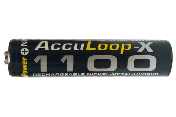 AAA AccuPower AccuLoop-X NiMH Battery (1100 mAh)