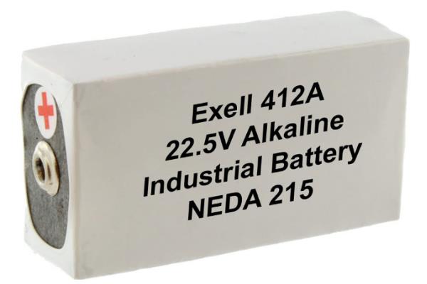 Exell 412A 22.5 Volt Battery (NEDA 215, 15F20, BLR122, V72PX)