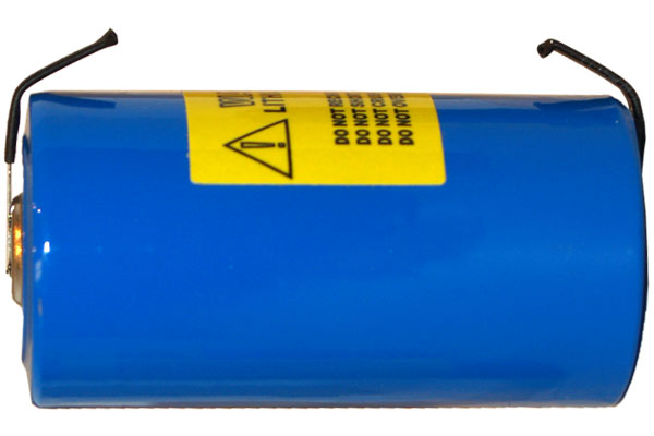D (ER34615 / SAFT LSH20) 3.6 Volt Primary Lithium Battery with Tabs (19000 mAh)