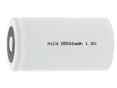 D NiCd Flat Top Battery (5000 mAh)