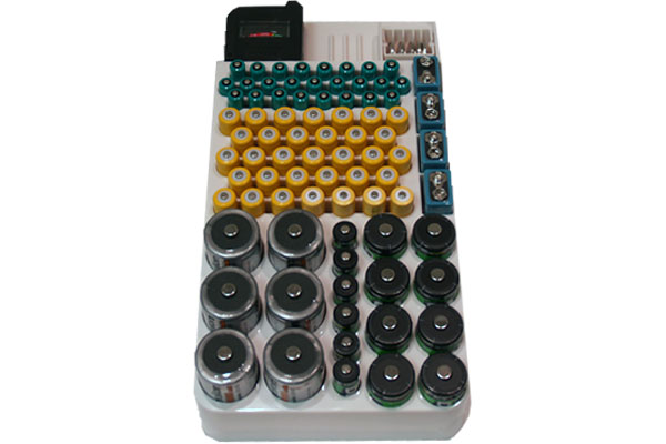 Battery Rack for 82 Batteries with Tester