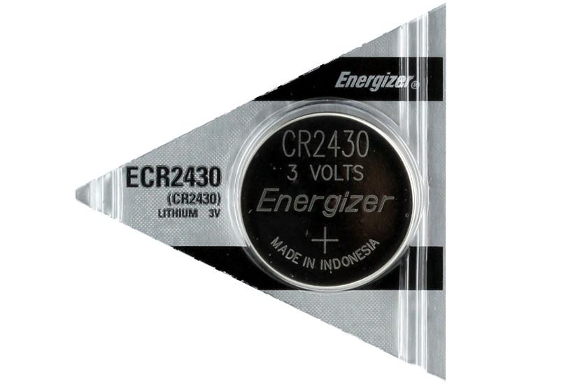 CR2430 Energizer 3 Volt Lithium Coin Cell Battery (On a Card)