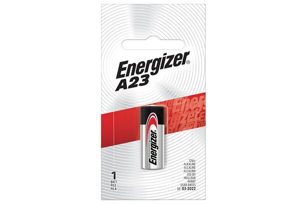 Energizer A23 12 Volt Alkaline Battery (On a Card)