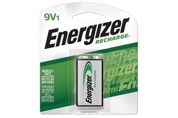 9 Volt Energizer Recharge NiMH Battery (175 mAh)