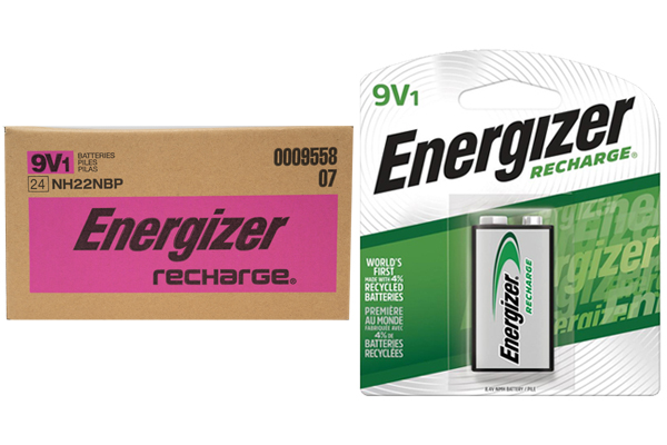 9 volt battery, rechargeable