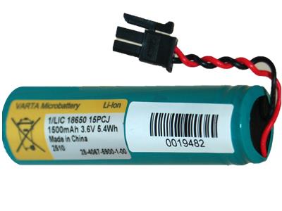 3.7 Volt Varta Li-Ion 18650 Battery (1500 mAh) with PCB & Molex Connector