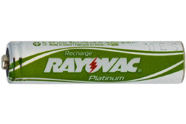 8 x AAA Rayovac Platinum Pre-Charged NiMH Batteries (750 mAh)