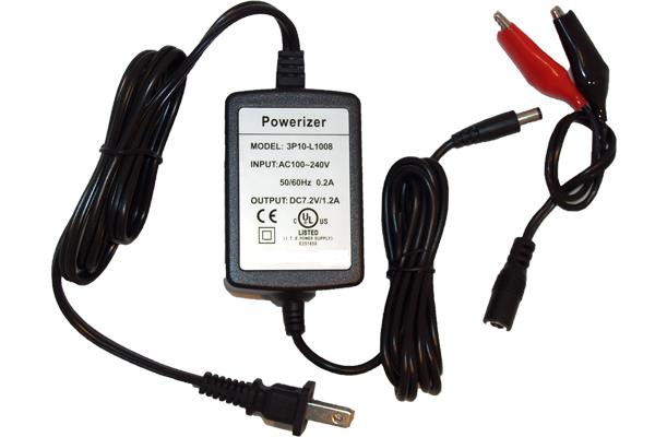 6.4 Volt LiFePO4 Battery Pack (1.2A) Smart Charger