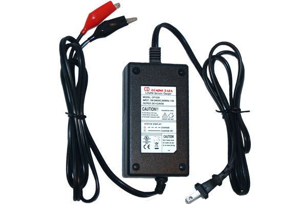 12.8 Volt LiFePO4 Battery (3A) Pack Smart Charger