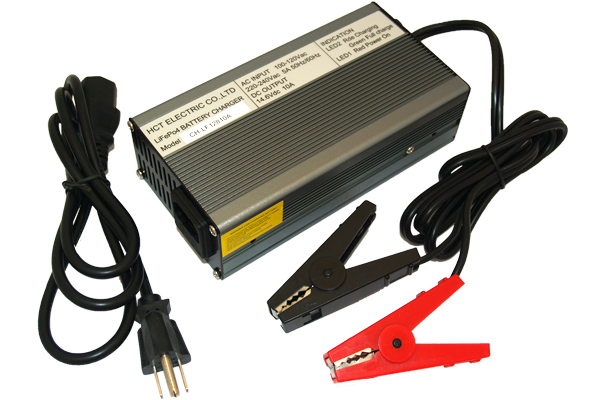 12.8 Volt LiFePO4 Battery Pack (10A) Smart Charger