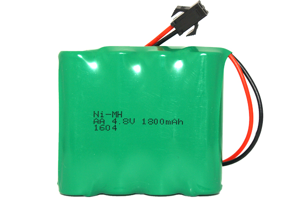 4.8 Volt NiMH Battery Pack (1800 mAh) with JST Connector