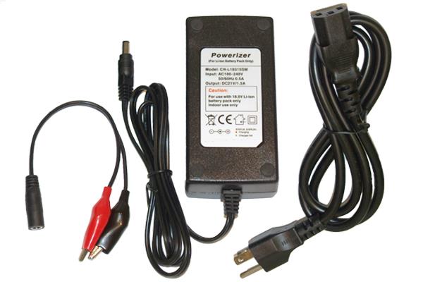 18.5 Volt (1.5A)  Lithium Ion / Lithium Polymer Battery Pack Smart Charger