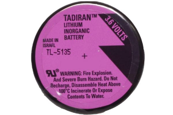 Tadiran TL-5135/P 3.6V 1/6D 1.7 Ah Lithium Battery w/ PC Pins