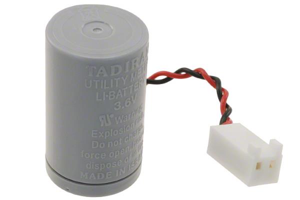 Tadiran TL-5276/W 3.6V 1.0 Ah Lithium Battery w/ 2 Pin Connector